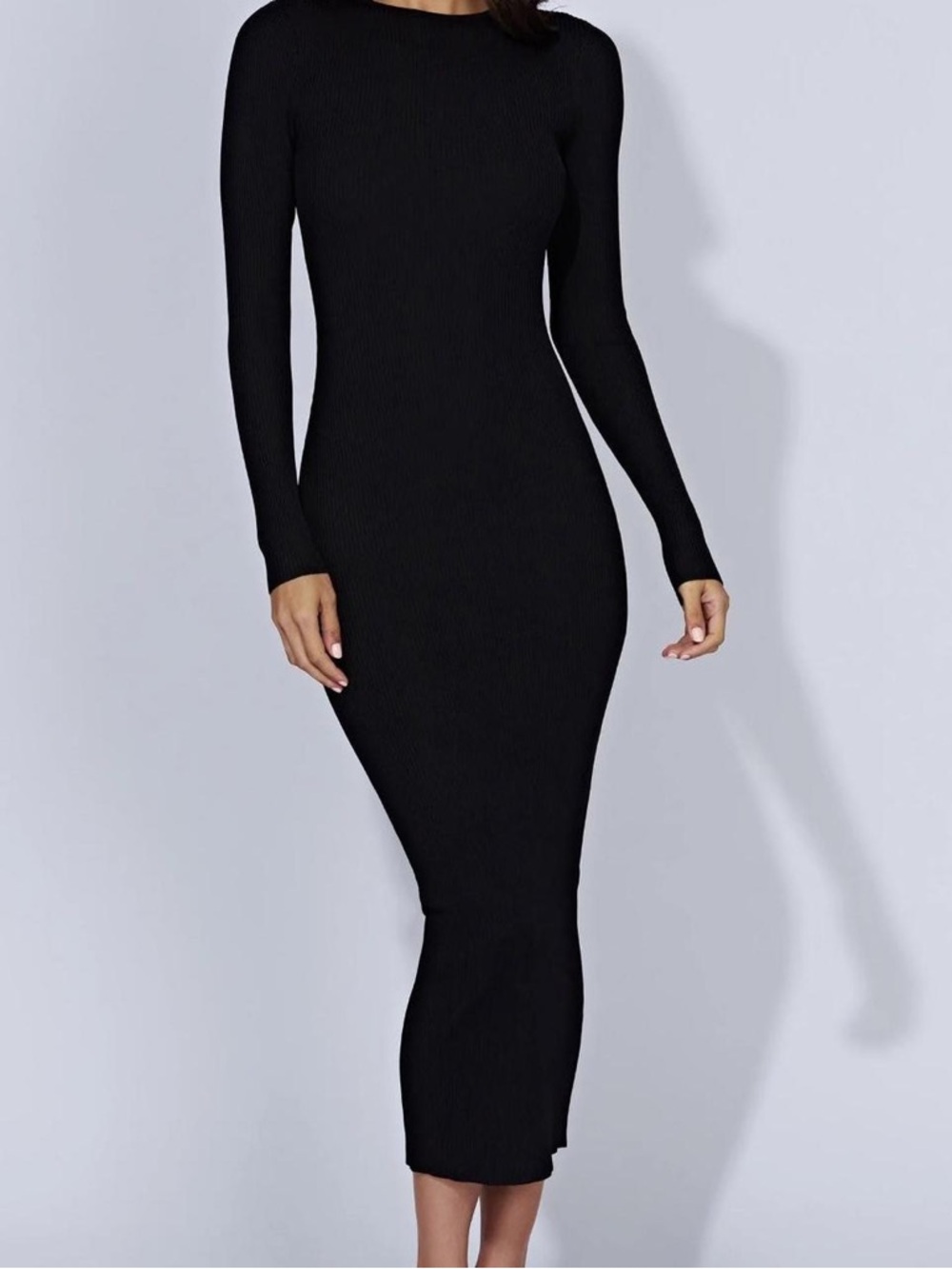 Meshki - Rowan long sleeve midi dress